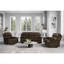 Causeuse inclinable Brenda Brown Console, 2 porte-gobelets et console