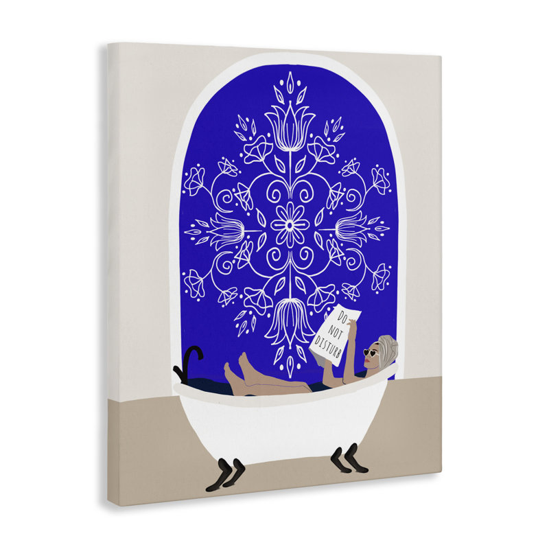 Toile de baignoire de style méditerranéen, Chen Alyesh, H 20 po x l 16 po