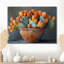 Photo monochrome orange et vert de Cactus dans un vase I - Cactus, art mural-339177488-442500452