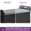 Friedbald 90 Gallon Outdoor Storage Bench with Cushion-87873106