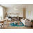 Machine Washable Overdyed Green Area Rug-1471916414