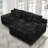 118.1*66.9"Modular Sectional Sofa Seat,Upholstered Compressed Couch-1938299114-1938299112