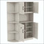 Armoire de vestibule multifonctionnelle gauche-droite avec 4 crochets-129030520