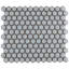 Hudson 1" x 1" Porcelain Honeycomb Mosaic Wall & Floor Tile-576131198