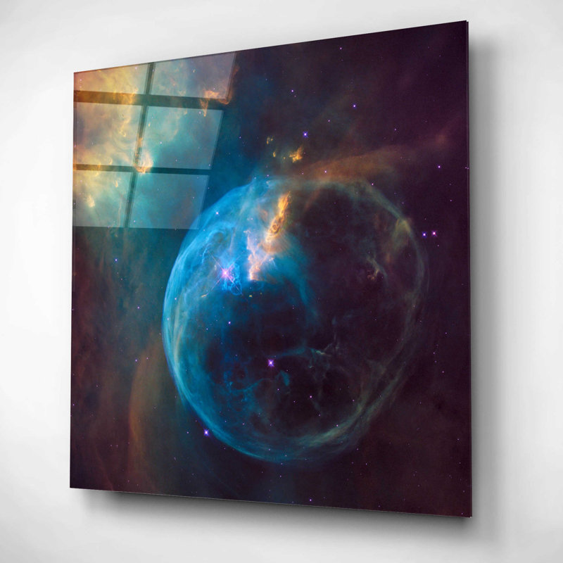 Bulle de nébuleuse - impression sans cadre, H 12 po x l 12 po x P 0,12 po