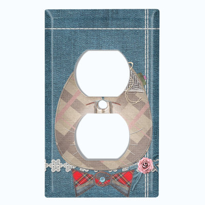 Plaque murale en patchwork 1 pièce