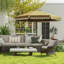 Parasol de patio 9 pi Outsunny-328121357