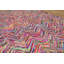 Tapis oriental multicolore en coton touffeté à la main Zig-Zag Medley-642749483