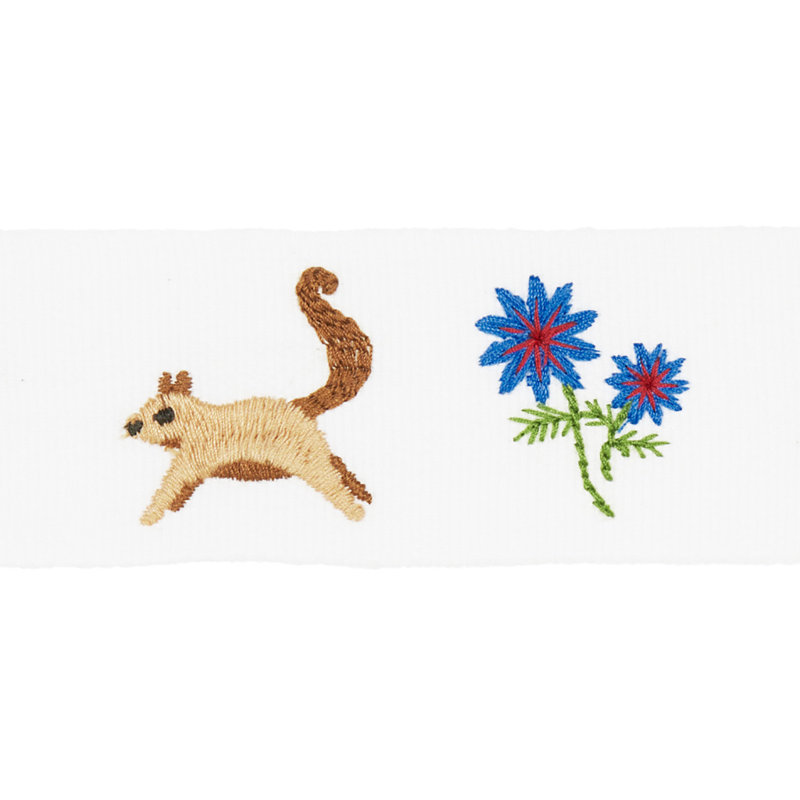 Schumacher x Mary McDonald Tiny Things Embroidered Tape