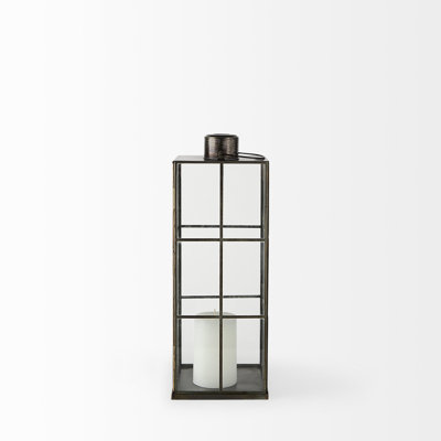 Glass Tabletop Lantern