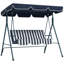 Yair 3 Seater Swing Chair with Adjustable Canopy-2055468647