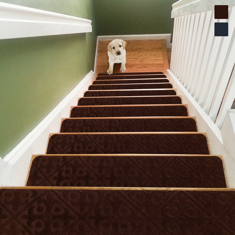 Estinville Non-Slip Stair Tread, Brown