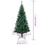 Arbre de Noël artificiel arbre de Noël avec support et pointes iridescentes PVC-1546644005-1544998724