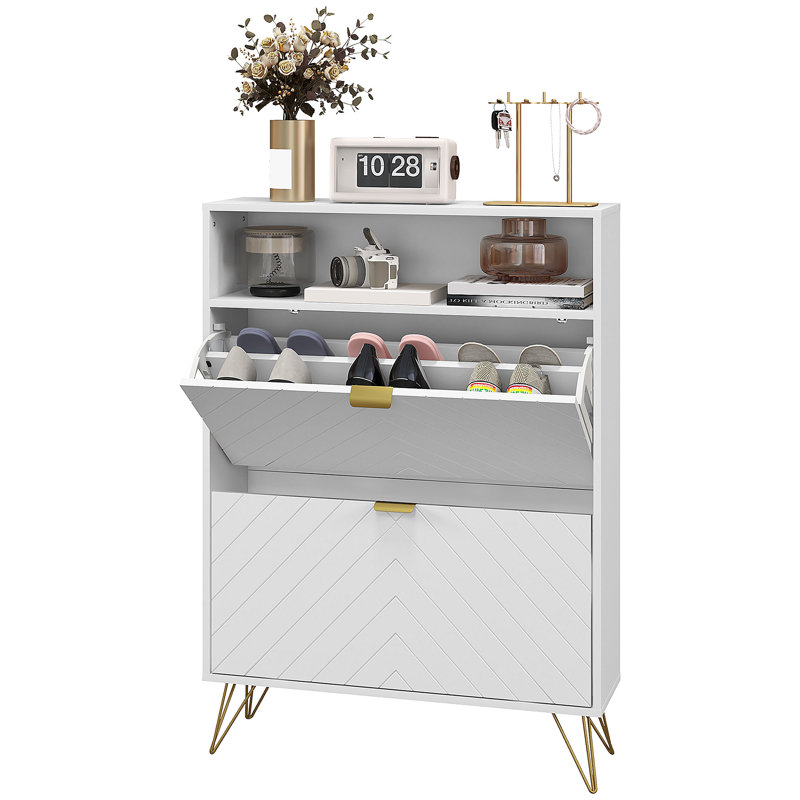 12 - Pair Shoe Storage Cabinet