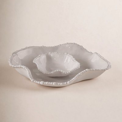 Vida Novelty Melamine Chips And Dip Platter