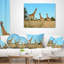 Famille de girafes en Afrique - Coussin imprimé animal-29891944-29891940