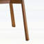 Chaise d'appoint en bois avec dossiers ergonomiques incurvés pour une assise confortable-1628756920