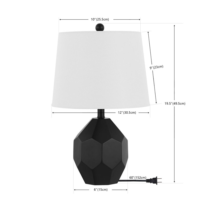 Lampe de table en résine Vanderpool