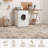 Machine Washable Rug Oriental Vintage Non-Slip Low Pile Rubber Backing Area Rug for Living Room Bedroom Kitchen Dining Room-1680402090