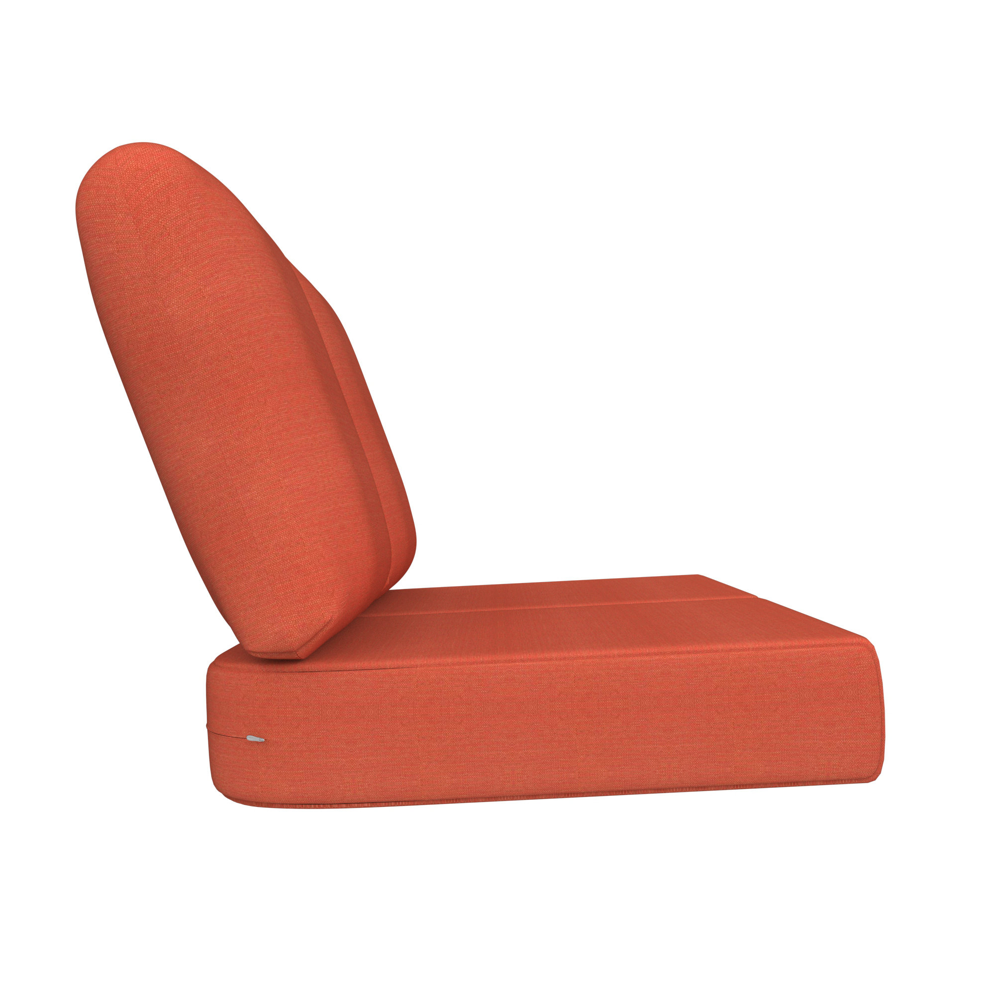Amala Indoor/Outdoor Sunbrella® Loveseat Cushion, Canvas Brick Sunbrella® Canvas