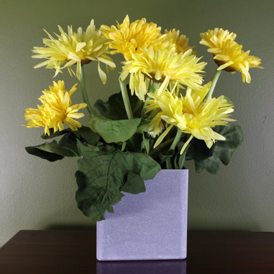 33cm Faux Flowering Plant in Pot Liner