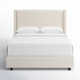 Hanson Upholstered Wingback Bed