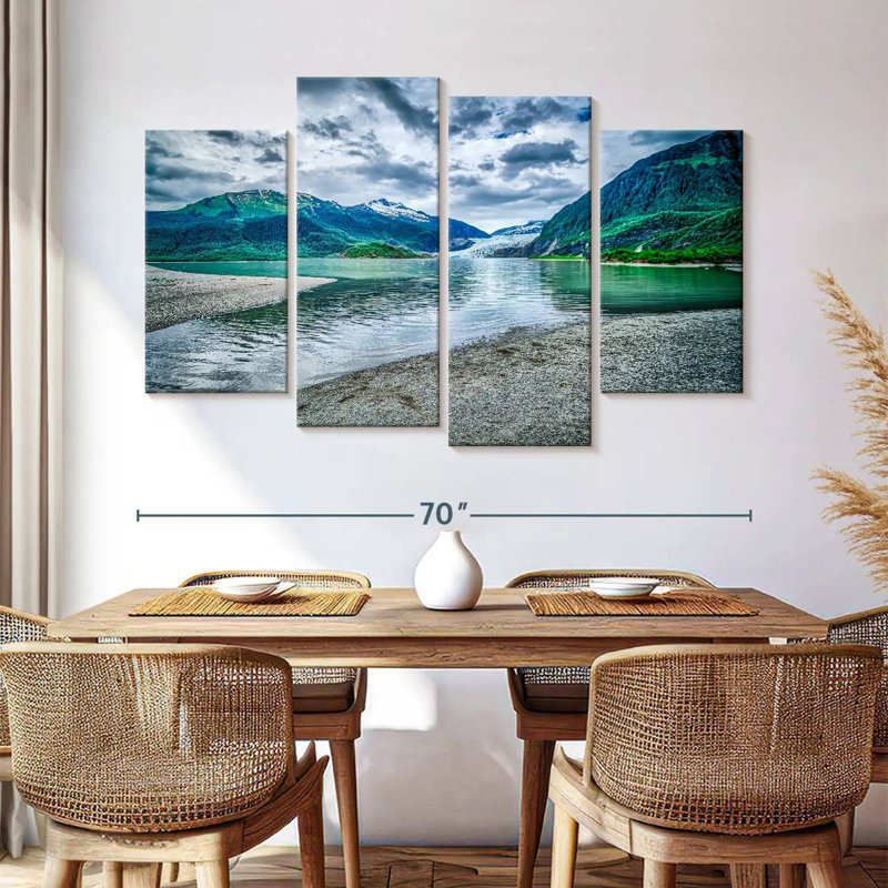 Alvord Mendenhall Glacier Scenery, 42" H x 68" W