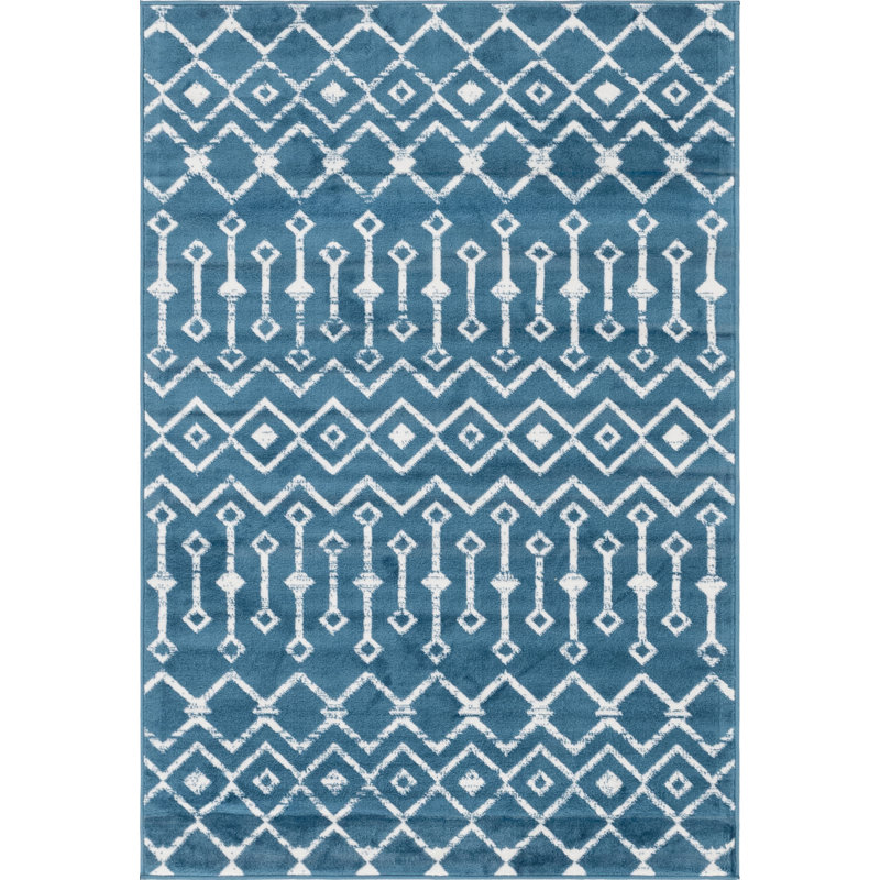 Moroccan Area Rug, Rectangle 122 x 183cm