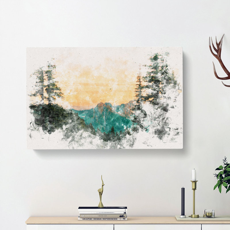 Mount Rainer in Washington - Wrapped Canvas, 60cm H x 91cm W x 3cm D