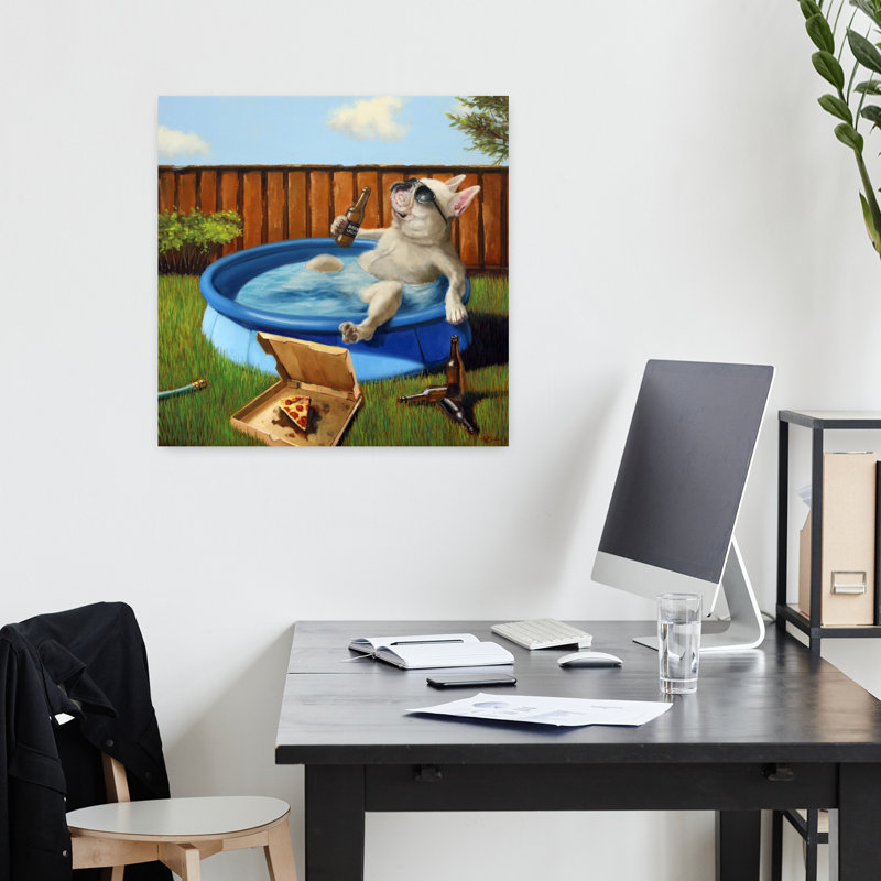 «When Humain Is Away», art urbain contemporain, H 18 po x l 18 po