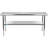 Stainless Steel Prep Table. 18 Gauge Metal Work Table with Undershelf. NSF-1763680979