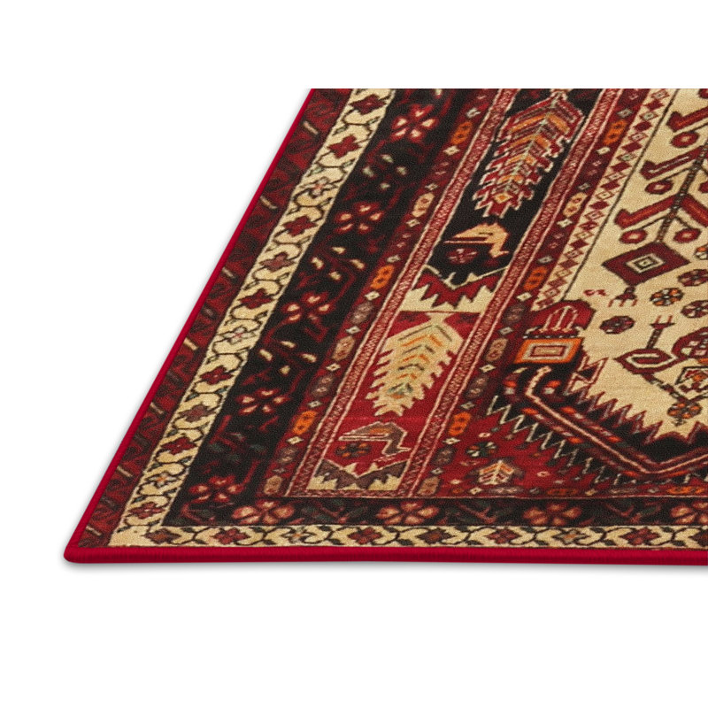 Tapis rouge à motif sud-ouest, Rectangle 4 pi x 6 pi