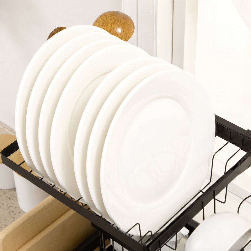 Adjustable Steel Over The Sink Dish Rack