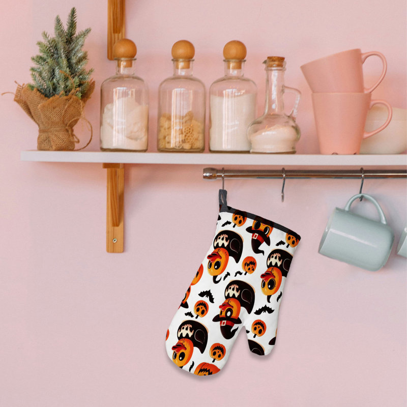 Ghostly Ducks Oven Mitt Cotton Twill