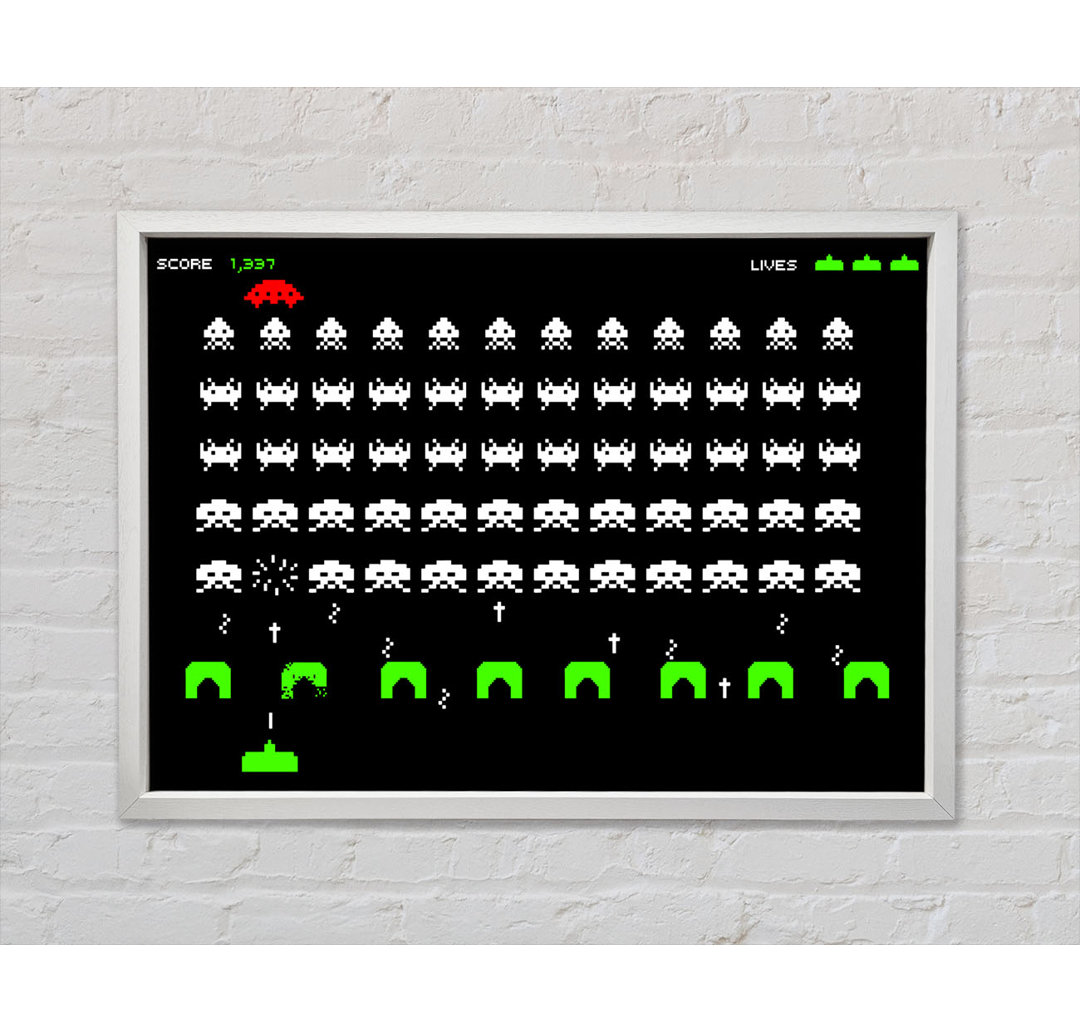 Space Invaders - Drucken