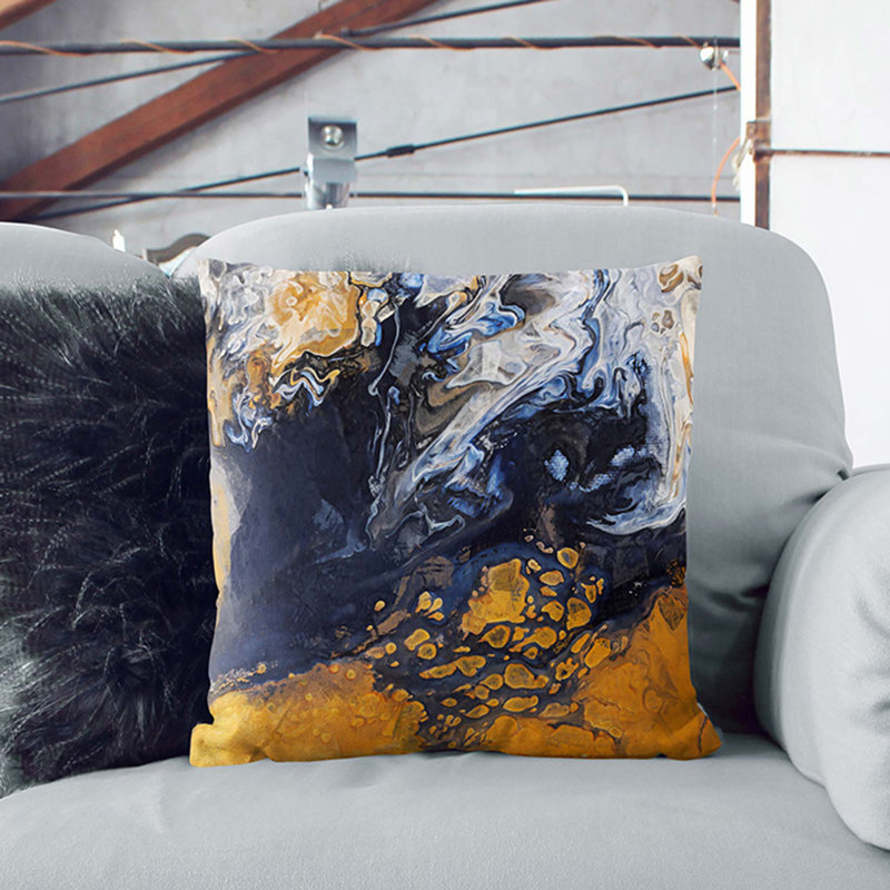 Square Cushion, 40cm H x 40cm W x 15cm D, Stone