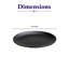 Assiette sans rebord Vital Coupe en porcelaine Black Dazzle Premium, 17,8 cm-129526927