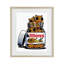 «Hazelnut Spread Cats», reproduction encadrée sous verre, conception de Tobe Fonseca-581179179-581179177