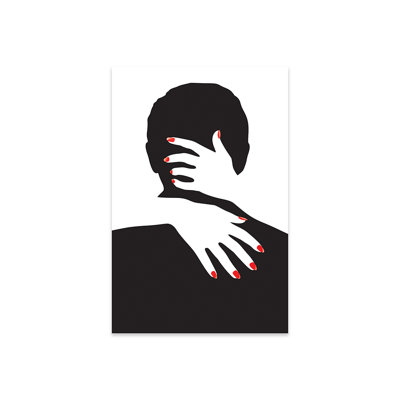 Man And Hands Print On Acrylic Glass
