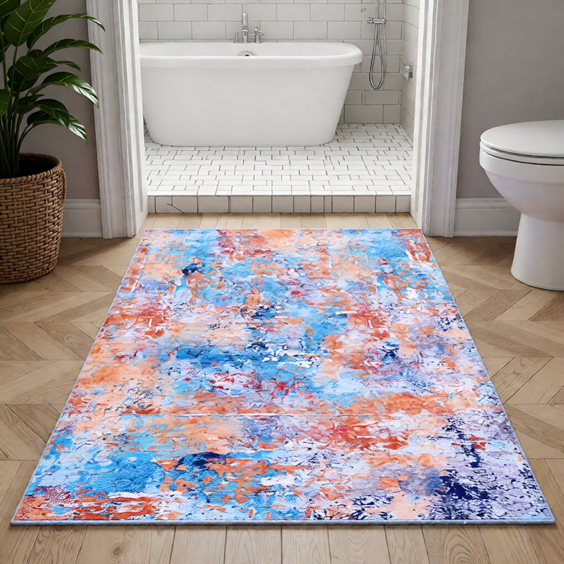 MAVAL Multi Washable Rug Doormat Rug, Rectangle 2' x 3'