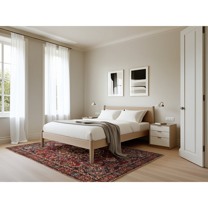 Tapis oriental tissé à la machine Cassadie, Rectangle 5 pi x 7 pi