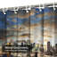 Rideau de douche New York Cityscape Sunset avec 12 crochets-1004765337