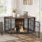 Fratesi Corner Wooden Dog Crate and End Table-199585397-194320451