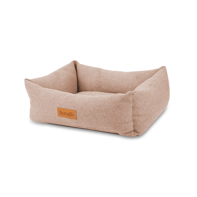 Scruffs Seattle - Luxury Dog & Cat Bed , Sienna Brown, 21cm H x 60cm W x 50cm D