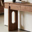 Console brun simple de style nordique-1799719552