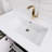 Tihanna 84'' Double Bathroom Vanity with Acrylic Top-343126769