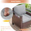 Ensemble de canapé de patio 6 pièces avec table d'appoint, canapé en PE en rotin avec coussin-108198414