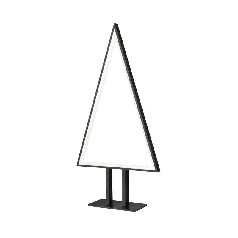 Otto Metal Novelty Lamp, Black, 15cm H x 8cm W x 0.3cm D