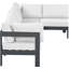 Canapé modulaire d'extérieur avec coussins 120 po Pacita-61209920-61209916