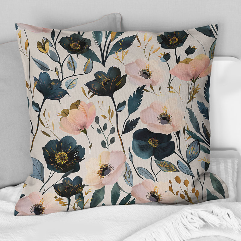 Coussin Blck, H 16 po x l 16 po